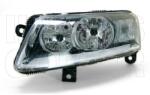 Audi A6 2008-2011 - Fényszóró H7/H15 bal fekete házas (motoros) DEPO