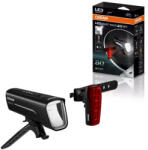 OSRAM Automotive LED lámpa , lámpa szett , kerékpár lámpa , biciklilámpa , 2 db-os csomag , hideg fehér , USB , OSRAM LEDBL102 (LEDBL102 SET)