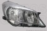 Toyota Yaris 2011-2014 - Fényszóró H4 jobb króm házas (motoros) TYC