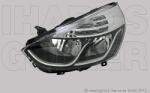 Renault Clio 2012-2016 - Fényszóró H1/H7 bal króm h. (motorral) TYC