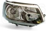 VW T5 2009-2014 Caravelle/Multivan - Fényszóró H4 jobb, fekete h. (motorral) TYC