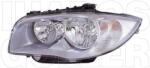 BMW 1 2004-2007 E87 - Fényszóró 2H7 bal, króm házas (motoros) DEPO