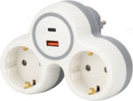 TRACON 2 Plug + 2 USB (TND2-USBAC)