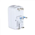V-TAC Univerzális utazó adapter túlterhelés védelemmel és 2db USB 2A porttal - 8704 (8704)