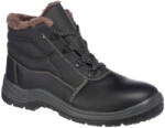 Portwest Munkavédelmi Bakancs PORTWEST Kumo Fur-Lined fekete bőr bélelt S3 FD33BKR 46-os (FD33BKR46)
