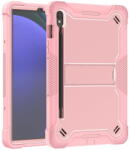 Techsuit Husa + folie sticla Samsung Galaxy Tab S9 Techsuit Rugged TabShell, roz (KF2327008)