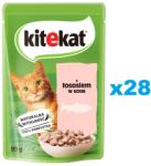 Kitekat somon in sos 28x85 g hrana pisici adulte
