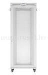 Lanberg 19" szabadon álló rack szekrény 42U/800X1000 perforált ajtó, lapraszerelt, LCD kijelző (szürke) (FF01-8042-23SL) (FF01-8042-23SL)