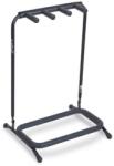 RockStand RS 20860 B/1 Több gitáros állvány, összecsukható, 3 gitárhoz/basszusgitárhoz, fekete (RS 20860 B/1)