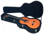 RockCase RC 10608 B/4 Klasszikus gitár keménytok, ívelt, fekete Tolex (RC 10608 B/4)