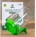  Csíráztató üvegedény zöld kupakkal 1db (DN0642)