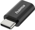 Hama Адаптер, Micro-USB - USB-C, USB 2.0, OTG, 480 Mbit/s (HAMA-300095) - cybertrade