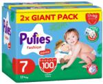 pufies Scutece chilotei Pufies Fashion - Extra Large Plus, mărimea 7, 100 buc, 17+ kg, Giant pack (54000225)