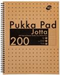 Pukka Pad Kraft Jotta Recycle A4 200 oldalas vonalas spirálfüzet (A15548081) (A15548081)