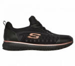 Skechers Munkavédelmi Cipő Női SKECHERS SQUAD fekete-arany SR 77222EC 37-es (77222EC.37)