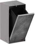 Hansgrohe XtraStoris Rock - Fal alatti hulladékgyűjtő 2, 5 L, csiszolt acél 56063800 (56063800)
