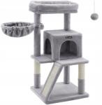 Feandrea Kis házikó kaparófa macska fekhely rámpa kaparófa szizál barlang (WIEŻA DRAPAK DLA KOTA: WYSOKI SŁUPEK, HAMAK)