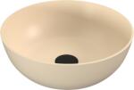 SAPHO BANERA ROUND öntöttmárvány mosdó, átm: 39cm, matt bézs (14337.81) (14337.81)