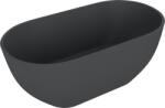 SAPHO POLYSAN REDUTA öntöttmárvány szabadonálló kád, 171x81x58cm, matt antracit (71842.51) (71842.51)