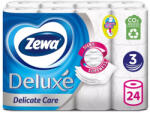  Toalettpapír 3 rétegű kistekercses 100% cellulóz 24 tekercs/csomag Delicate Care Deluxe Zewa hófehér (33547830)