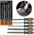 Neo Tools Neo Fémreszelő Reszelő Készlet 5 db 320mm Lapos Kerek 37-610 (37-610)