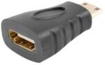 Lanberg HDMI anya- HDMI mini apa adapter (AD-0037-BK) (AD-0037-BK) (AD-0037-BK)