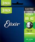 Elixir OptiWeb (16550) 9-42 Super Light elektromos húrkészlet - 3 db