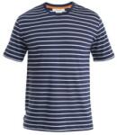 Icebreaker Merino Drayden SS Tee Stripe Men Tricou cu mânecă scurtă Icebreaker MIDNIGHT NAVY/SNOW/S XL