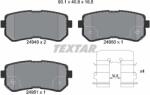 TEXTAR Set placute frana TEXTAR 2494901 (2494901) - fixbox