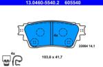 ATE Set placute frana ATE 13.0460-5540.2 (13.0460-5540.2)