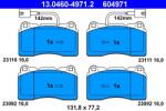 ATE Set placute frana ATE 13.0460-4971.2 (13.0460-4971.2) - fixbox