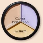 the SAEM Corector triplu pentru acoperire perfectă Cover Perfection Triple Pot Concealer - 4.5 g, 4.5 g, 4.2 g No. 4 Tone Up Beige