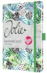 Sigel Naptár, A5, heti, 2025, kemény borító, SIGEL Jolie Green Jungle Fever (J5355) - molnarpapir