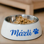 matrica. shop Egyedi névvel rendelhető kutyatál matrica