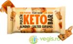 Pulsin Baton Proteic Keto cu Migdale si Caramel Sarat 50g