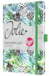 Sigel Naptár, A5, heti, 2025, kemény borító, SIGEL "Jolie Green Jungle Fever (J5355)