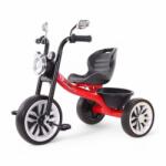 PITT Tricicleta cu pedale, oglinzi retrovizoare, roti spuma EVA, cos depozitare, scaun ergonomic, rosie