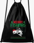 Los Polos Merry fishmas karácsonyi horgász tornazsák