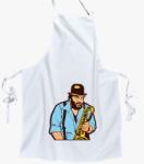 Los Polos Szaxofonozó Bud Spencer kötény