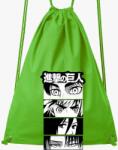 Los Polos Attack on Titan csapat felirat tornazsák