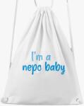Los Polos I'm a nepo baby (kék) feliratos tornazsák