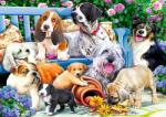 Trefl - Puzzle Dogs in the garden - 1 000 piese