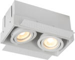 Lucide 09925/02/31 süllyeszthető spotlámpa Trimless 2x50W | GU10 - fehér, állítható, szabályozható