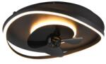 TRIO Reality TR67393132 LED ventilátor világítással SORTLAND | 30W integrált LED forrás | 3500lm | 2700-6500K