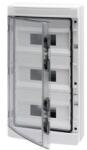 GEWISS Kiselosztó 2xPE/N UV-álló DC1000V 3x 12M falonkívüli szürke IP65 átlátszó kivágott 40CDK GEWISS - GW40105BD