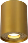 Lucide 22952/01/02 mennyezeti spotlámpa Tube 1x50W | GU10 - sárgaréz, állítható, szabályozható
