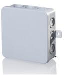 F-TRONIC Kötődoboz falonkívüli 100mmx 100mmx 40mm szürke műanyag IP54 12 kábel/cső E114 F-TRONIC - 7340044