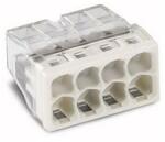 WAGO Vezetékösszekötő átlátszó 8-pólus 0.5-2.5mm2 24A 450V WAGO - 2273-208
