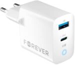 Forever Gyorstöltő Forever GaN TC-06-45AC GaN PD QC 1x USB-C 1x USB 45W fehér GSM171396