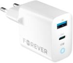 Forever Gyorstöltő Forever GaN TC-06-65AC PD QC 1x USB-C 1x USB 65W fehér GSM171397